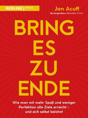 cover image of Bring es zu Ende!